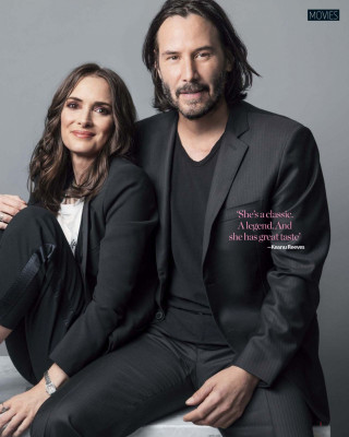 Winona Ryder and Keanu Reeves 
