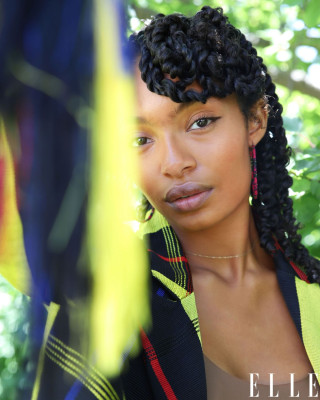 YARA SHAHIDI for Elle Magazine, July 2020