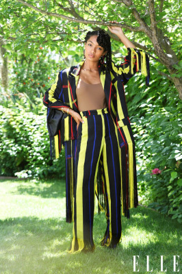 YARA SHAHIDI for Elle Magazine, July 2020