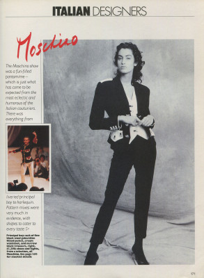 Yasmeen Ghauri for Marie Claire UK 10-1990