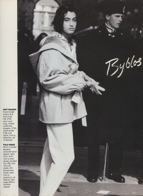 Yasmeen Ghauri for Marie Claire UK 10/1990