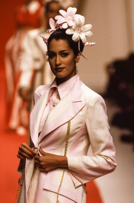 Yasmeen Ghauri ~ Jacques Fath SS 1995