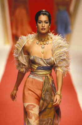 Yasmeen Ghauri ~ Jacques Fath SS 1995