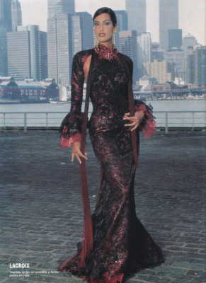 Yasmeen Ghauri ~ iHOLA! Spain fallwinter 1995 by Jesus Carrero