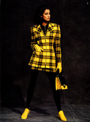 Yasmeen Ghauri for Harper´s BAZAAR Germany September 1991