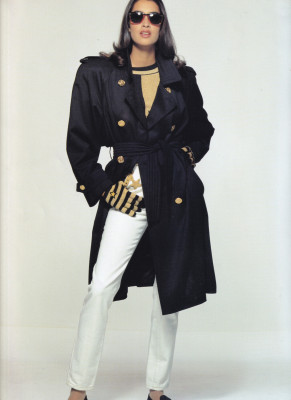 Tatjana Patitz &amp;amp; Yasmeen Ghauri for Escada catalogue spring/summer 1991