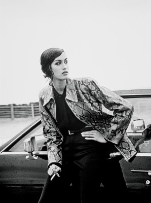 Yasmeen Ghauri  for Roberto Verino 1991-1992 by Jacques Olivar