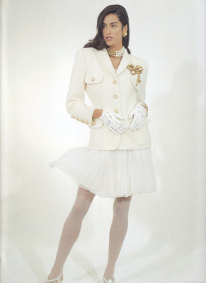 Yasmeen Ghauri for Escada catalogue spring/summer 1991