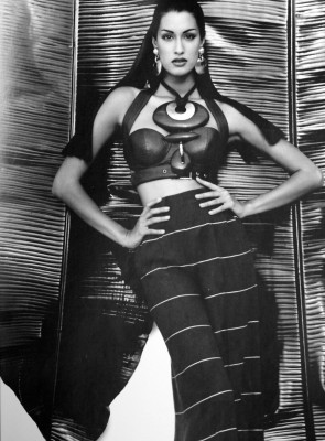 Yasmeen Ghauri ~ Gianfranco Ferre SS 1993 catalogue by Gian Paolo Barbieri