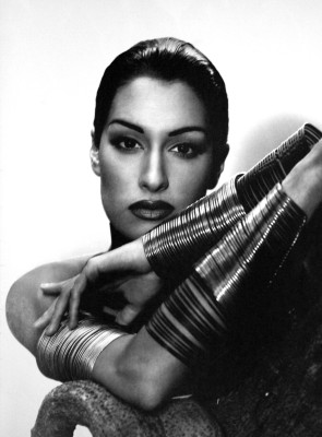 Yasmeen Ghauri ~ Gianfranco Ferre SS 1993 catalogue by Gian Paolo Barbieri