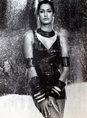 Yasmeen Ghauri ~ Gianfranco Ferre SS 1993 catalogue by Gian Paolo Barbieri