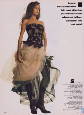 Yasmin Le Bon for Vogue #2290 March 1988