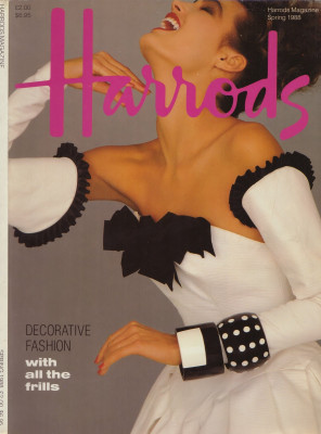 Yasmin Le Bon ~ Harrods Magazine U.K. Spring 1988 by Gilles Bensimon
