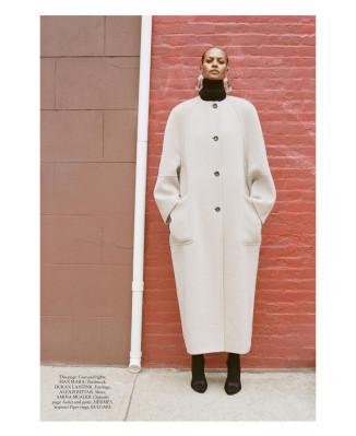 Sasha Pivovarova & Yasmin Warsame ~ Harper's Bazaar USA Oct'24 by David Giorgadz