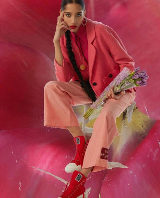 Yasmin Wijnaldum ~ Vogue Singapore February 2021 by Roe Ethridge