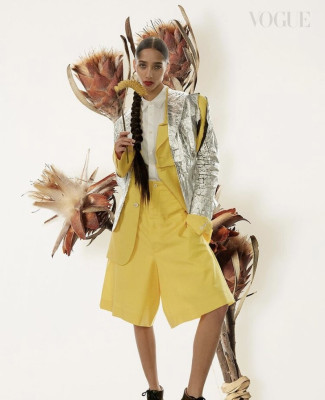 Yasmin Wijnaldum ~ Vogue Singapore February 2021 by Roe Ethridge