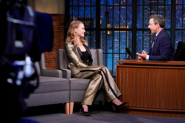 Yvonne Strhovski - Late Night with Seth Meyers - 08/13/19