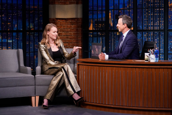 Yvonne Strhovski - Late Night with Seth Meyers - 08/13/19