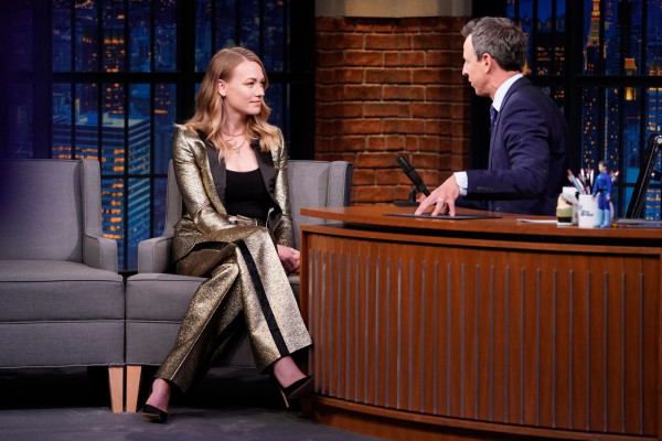 Yvonne Strhovski - Late Night with Seth Meyers - 08/13/19
