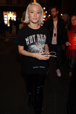 Zara Larsson - ETAM Show at Paris Fashion Week 09/25/2018