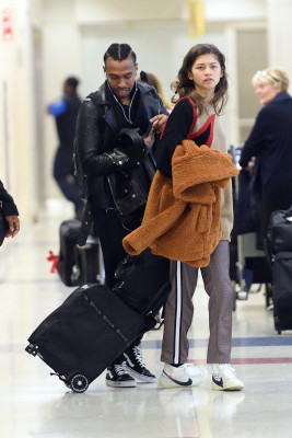 Zendaya - JFK Airport in New York 12/07/2017