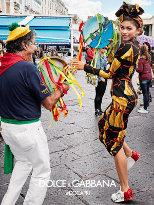 Zendaya by James Pagetti for Dolce &amp; Gabbana (2017)