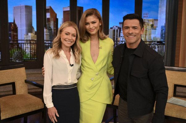 Zendaya - Live With Kelly and Mark in New York 04/23/2024