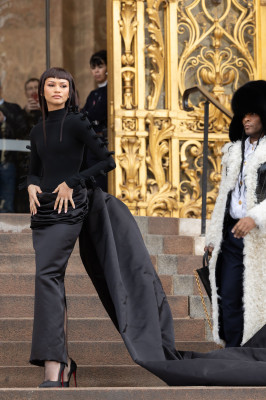 Zendaya at Schiaparelli Haute Couture SS 2024 Show at Paris 01/22/24