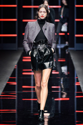 Zhenya Katava -  Emporio Armani Fall/Winter 2019 Fashion Show in Milan