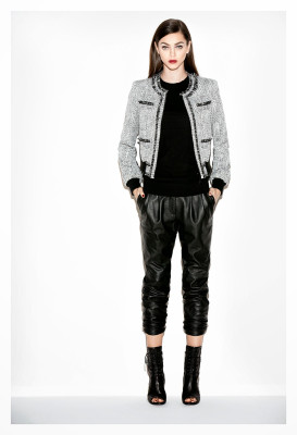 Zhenya Katava - photoshoot for RACHEL ZOE PRE-FALL LOOKBOOK
