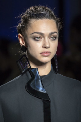 Zhenya Katava - Giorgio Armani Fall/Winter 2019 Fashion Show in Milan 