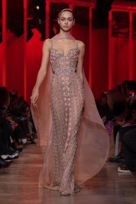 Zhenya Katava for Elie saab Haute couture spring summer 2024