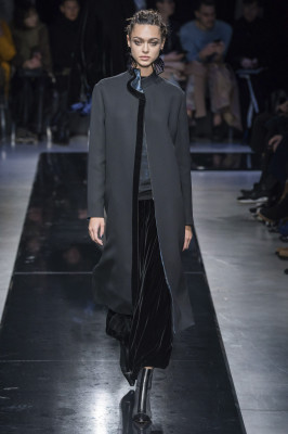 Zhenya Katava - Giorgio Armani Fall/Winter 2019 Fashion Show in Milan 
