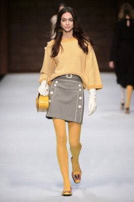 Zhenya Katava - Elisabetta Franchi Fall/Winter 2019 Fashion Show in Milan