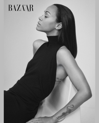Zoe Saldana for Harper&#039;s BAZAR oct 2023