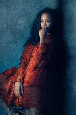 ZOE SALDANA at a Photoshoot, 2019