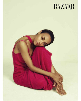 Zoe Saldana for Harper&#039;s BAZAR oct 2023