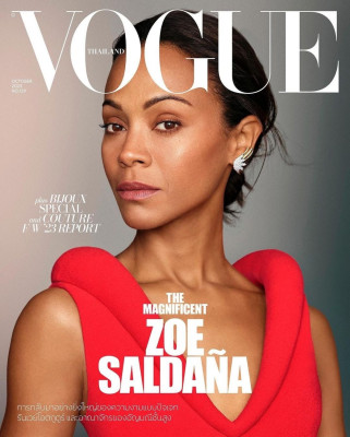 Zoe Saldana for Vogue Thailand, October 2023