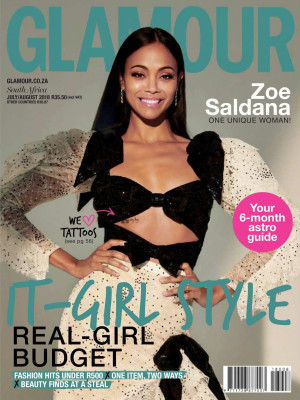 Zoe Saldana – Glamour Magazine South Africa July 2018