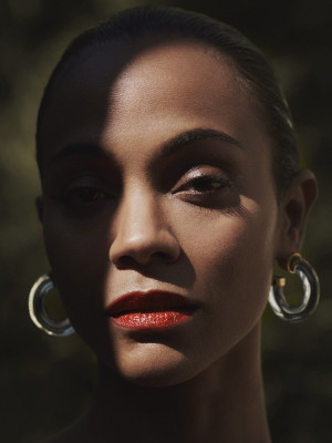 Zoe Saldana - Porter Edit Magazine, April 2018