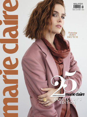 ZOEY DEUTCH in Marie Claire Magazine, Malaysia August 2019