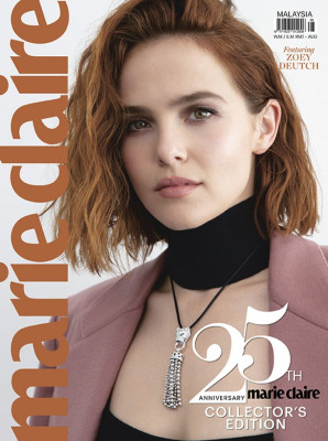 ZOEY DEUTCH in Marie Claire Magazine, Malaysia August 2019