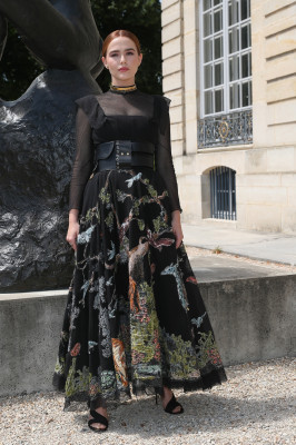 Zoey Deutch-Dior Fall/Winter 2018/2019 Haute Couture Show in Paris
