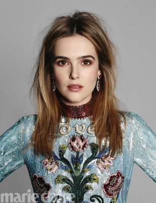 Zoey Deutch-Marie Claire Magazine, May 2017