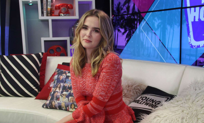 Zoey Deutch – Visits Young Hollywood Studio in Los Angeles