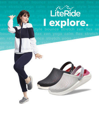 Zooey Deschanel – Crocs “Come As You Are” Campaign 2019