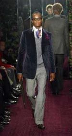 Французский пудель на подиуме Rive Gauche