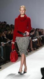 Оскар де ла Рента и Каролина Эррера: осень в твидовых тонах