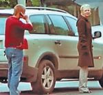 Юлия Меньшова попала в аварию