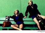 Кейт Мосс и Саша Пивоварова для Longchamp